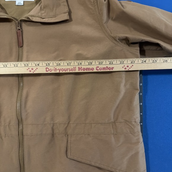 Alpine Design Waxed Jacket Mens XXL Canvas Brown Full-Zip Snowboard Hike - Picture 6 of 14